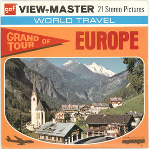 4 ANDREW - Grand Tour of Europe - View-Master 3 Reel Packet - vintage - B145-G3A Packet 3dstereo 
