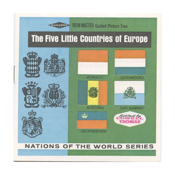4 ANDREW - Five Little Countries of Europe - View-Master 3 Reel Packet - 1960s - vintage - B149-S6A Packet 3dstereo 