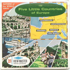 4 ANDREW - Five Little Countries of Europe - View-Master 3 Reel Packet - 1960s - vintage - B149-S6A Packet 3dstereo 