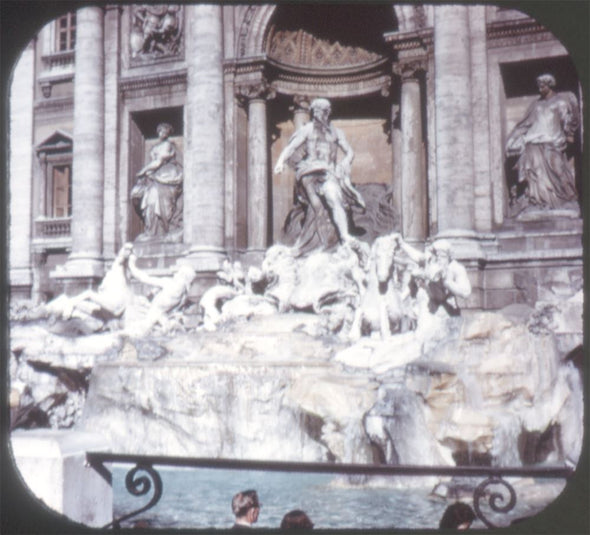 Rome - View-Master 3 Reel Packet - 1970s views - vintage - B182-G3A Packet 3dstereo 
