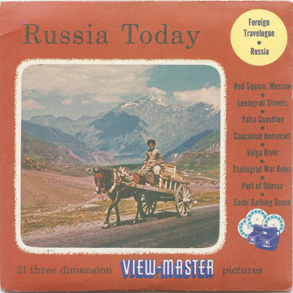 4 ANDREW - Russia Today - View Master 3 Reel Packet - vintage - B212-S3 Packet 3dstereo 