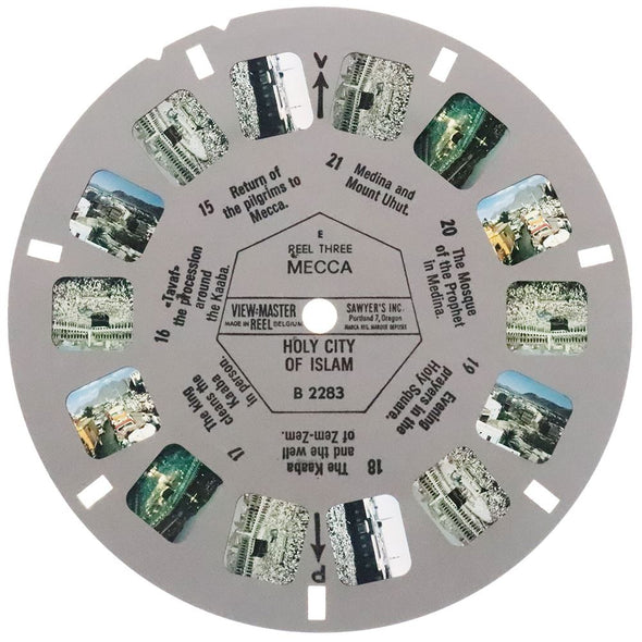 Mecca - Saudi Arabia - View-Master 3 Reel Packet - views - vintage - B228E-BG3 Packet 3dstereo 