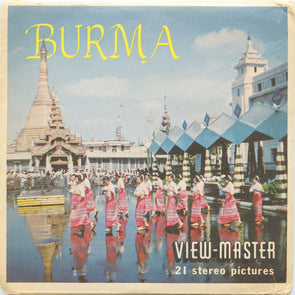 4 ANDREW - Burma - View Master 3 Reel Packet - vintage - B244-S5 Packet 3dstereo 