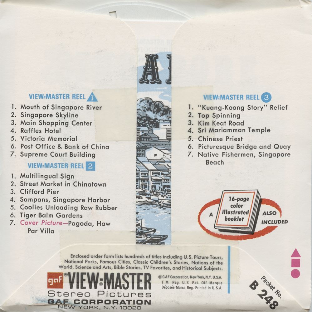 View Master Packet Singapore - View Master 3 Reel Packet - vintage - B248-G3B – 3Dstereo.com