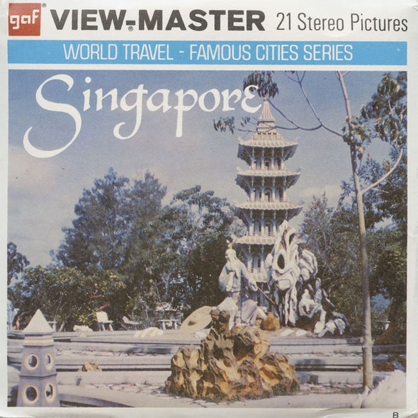Singapore - View Master 3 Reel Packet - vintage - B248-G3B Packet 3dstereo 
