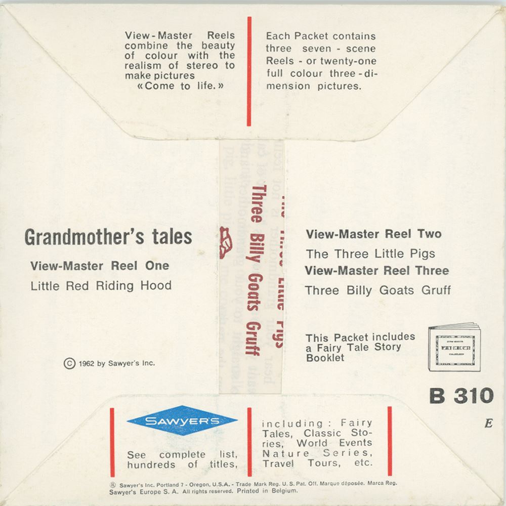 View Master Packet Grandmother's Tales - View-Master 3 Reel Packet - vintage - (B310-BS6 ...