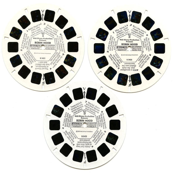 Robin Hood - View-Master 3 Reel Packet - 1970s - Vintage - (zur Kleinsmiede) - (B342-G3A) Packet 3dstereo 