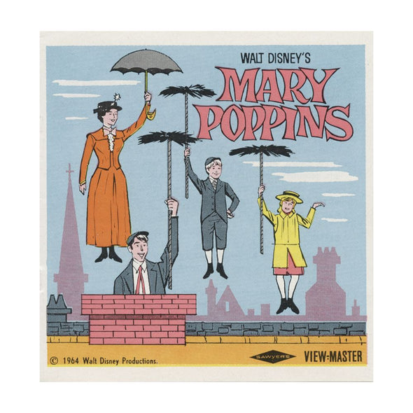 4 ANDREW - Mary Poppins - View-Master 3 Reel Packet - 1964 - vintage - B376N-BS6 Packet 3dstereo 