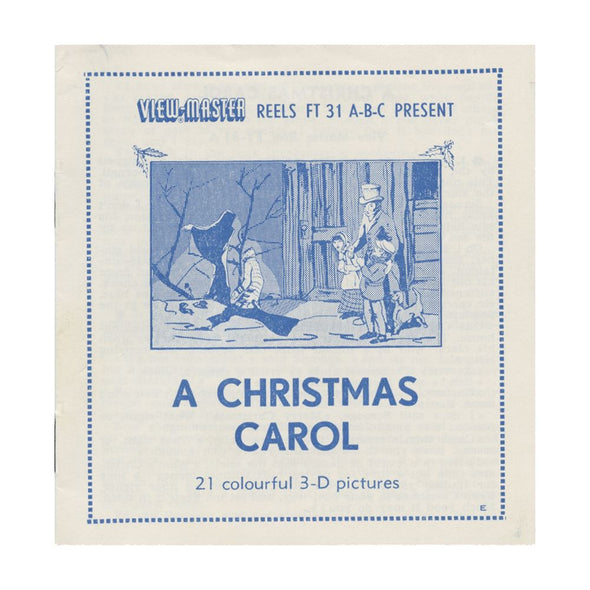 4 ANDREW - Christmas Carol - View-Master 3 Reel Packet - 1956 - vintage - B380E-BS6 Packet 3dstereo 
