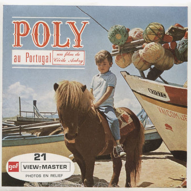 Poly au Portugal - View-Master 3 Reel Packet - 1965 - vintage