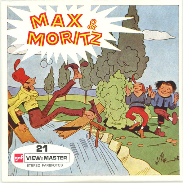 4 ANDREW - Max & Moritz - View-Master 3 Reel Packet - 1959 - vintage - B541D-BG1 Packet 3dstereo 