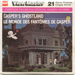 Casper's Ghostland - View-Master 3 Reel Packet - 1970's vintage - (PKT-B545C-G6NK) Packet 3dstereo 