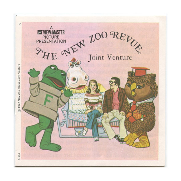 2-ANDREW-New Zoo Revue - View-Master 3 Reel Packet - 1970s - vintage - B566 Packet 3dstereo 