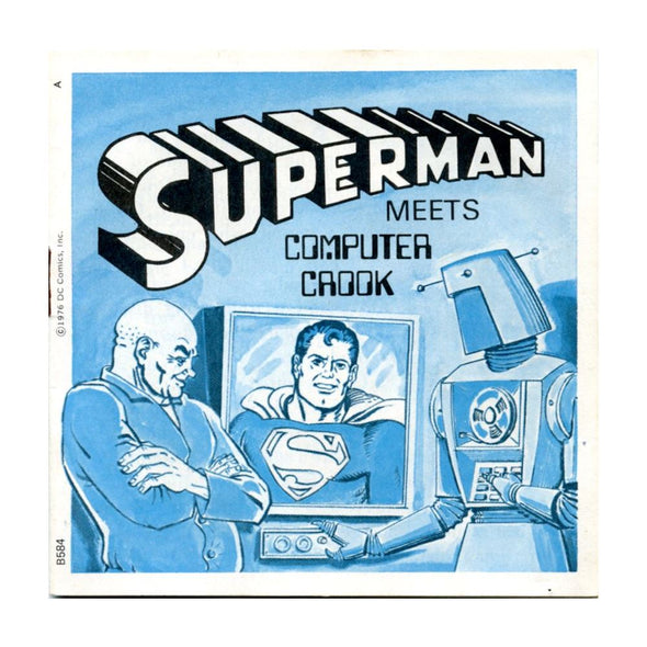 Superman - View-Master 3 Reel Packet - 1970s - vintage - (ECO-B584-G4A) Packet 3Dstereo 