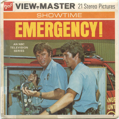 Emergency - View-Master 3 Reel Packet - 1970s - vintage - B597-G3A Packet 3dstereo 