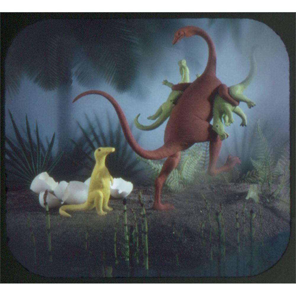 The Little Yellow Dinosaur - View-Master 3 Reel Packet - 1971