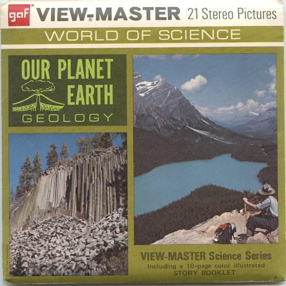 2 ANDREW - Our Planet Earth - View-Master 3 Reel Packet - 1970's - vintage - B675 -G3 Packet 3dstereo 