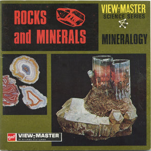 4 ANDREW - Rocks and Minerals - View Master 3 Reel Packet - vintage - B677E-BG3 Packet 3dstereo 