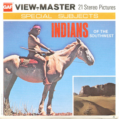 4 ANDREW - Indians of the Southwest - View Master 3 Reel Packet - vintage - B721-G5A Packet 3dstereo 