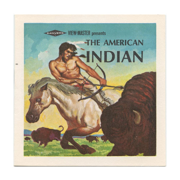 The American Indian - View-Master 3 Reel Packet - vintage - B725-S6A Packet 3Dstereo 