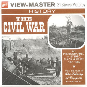 4 ANDREW - Civil War - View-Master 3 Reel Packet - 1960s - vintage - B790-G3 Packet 3dstereo 
