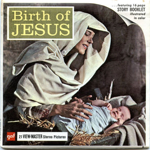 Birth of Jesus - View-Master 3 Reel Packet - 1960s - Vintage - (zur Kleinsmiede) - (B875-G1A) Packet 3dstereo 