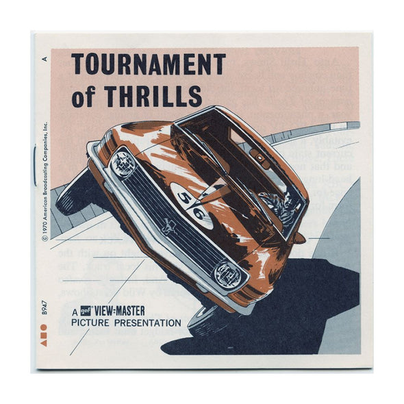 2 ANDREW - Tournaments of Thrills - View-Master 3 Reel Packet - 1960's - vintage - B947 -G1 Packet 3dstereo 