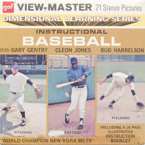 4 ANDREW - Instructional Baseball - View Master 3 Reel Packet - vintage - B953-G3A Packet 3dstereo 