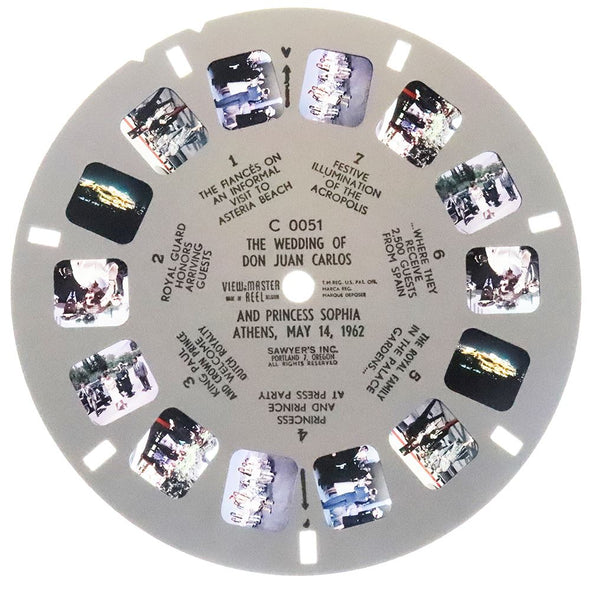 Royal Wedding - View-Master 3 Reel Packet - 1962 - C005-BS5 Packet 3dstereo 
