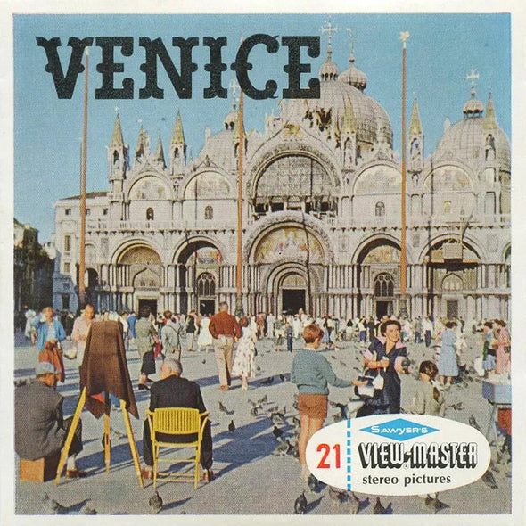-ANDREW- Venice - View-Master 3 Reel Packet - vintage - (C030-BS6) Packet 3Dstereo 