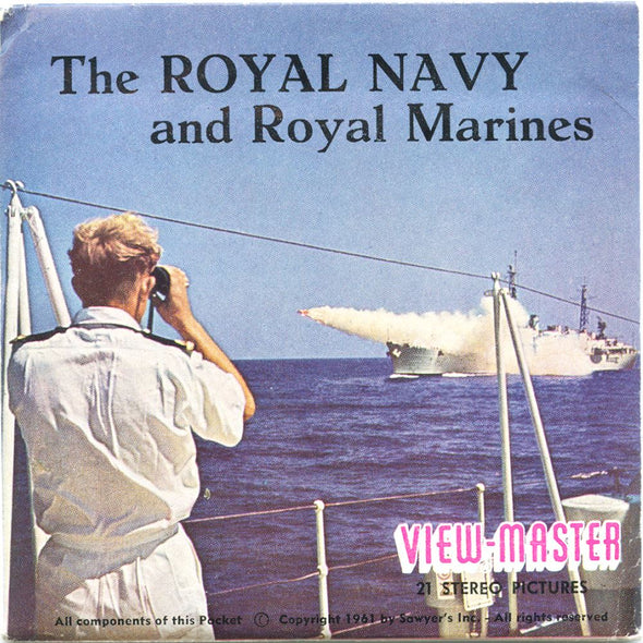 4 ANDREW - Royal Navy and Royal Marines - View Master 3 Reel Packet - vintage - C281-BS5 Packet 3dstereo 