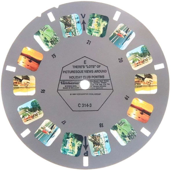 4 ANDREW - Holiday Club Pontins - View-Master 3 Reel Set - 1988 - vintage - C314 Packet 3dstereo 