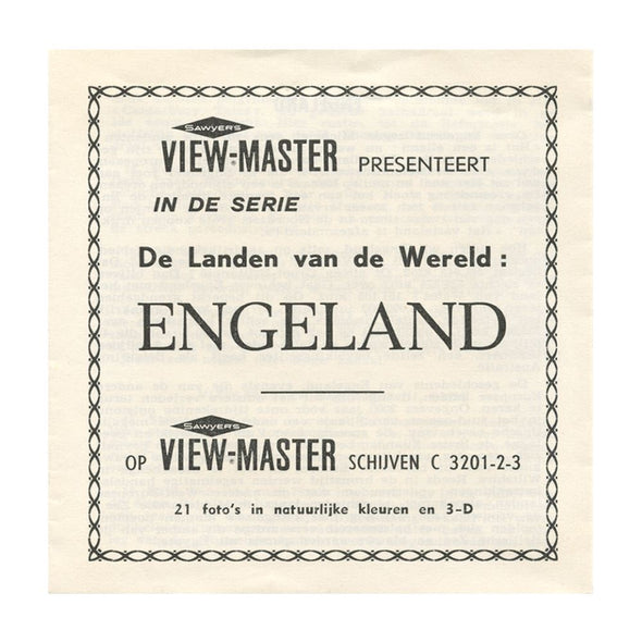 4 ANDREW - England - View Master 3 Reel Packet - vintage - C320-BS5 Packet 3dstereo 