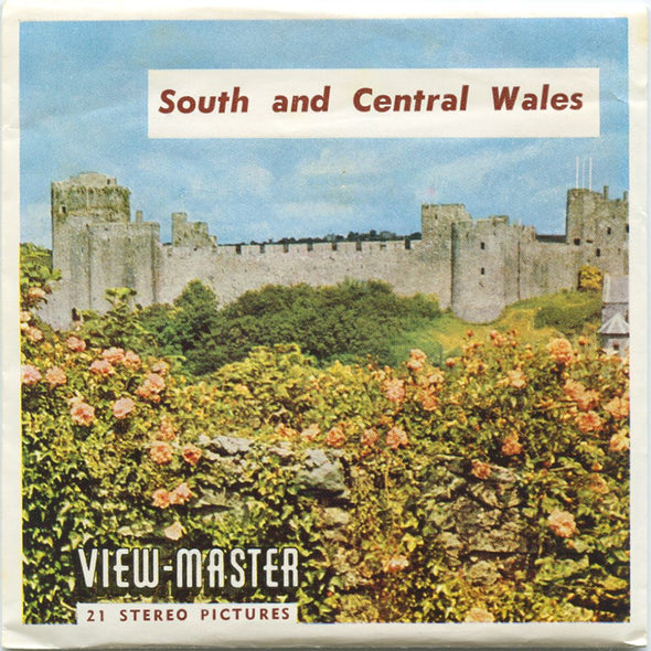 4 ANDREW - South and Central Wales - View Master 3 Reel Packet - vintage - C335-BS5 Packet 3dstereo 