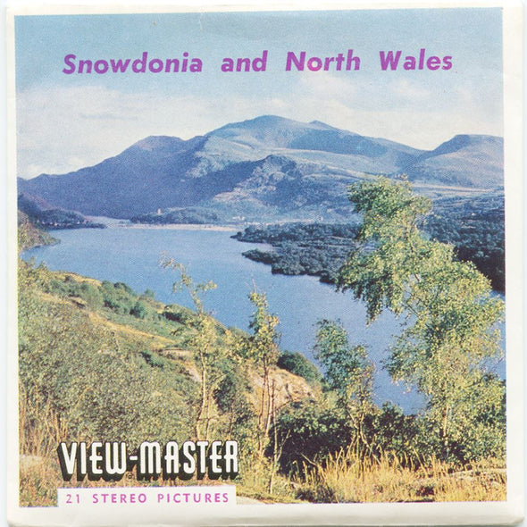 Snowdonia and North Wales - View Master 3 Reel Packet - vintage - C336-BS5 Packet 3dstereo 
