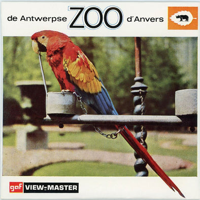 De Antwerpse Zoo d'Anvers - View-Master 3 Reel Packet - 1970's vintage - ( PKT-C372-BG3NF) Packet 3dstereo 