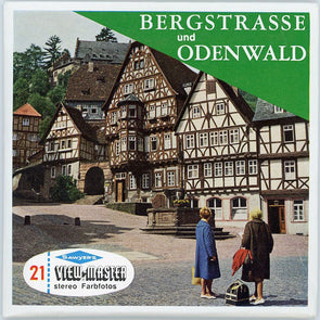 Bergstrasse and Odenwald - View-Master 3 Reel Packet 1960's view - vintage - ( PKT-C426D-BS6) Packet 3dstereo 