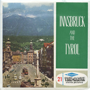 -ANDREW- Innsbruck and the Tyrol - View-Master 3 Reel Packet - vintage - (C646-BS6) Packet 3Dstereo 