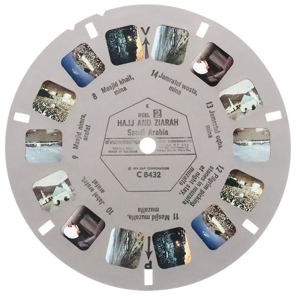 Hajj and Ziarah - Journal - View-Master 3 Reel Packet - views - vintage - C843-BG3 Packet 3dstereo 