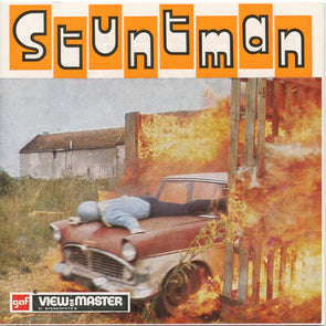 Stuntman - View-Master 3 Reel Packet - 1970s - Vintage - (zur Kleinsmiede) - (D124-N-BG2) Packet 3dstereo 