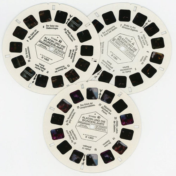 Aladin - View-Master 3 Reel Packet 1960's - vintage (PKT-D130D-BG2) Packet 3dstereo 