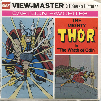 DALIA - Thor - View-Master 3 Reel Packet - 1970s - vintage - (H39-G5) Packet 3Dstereo 