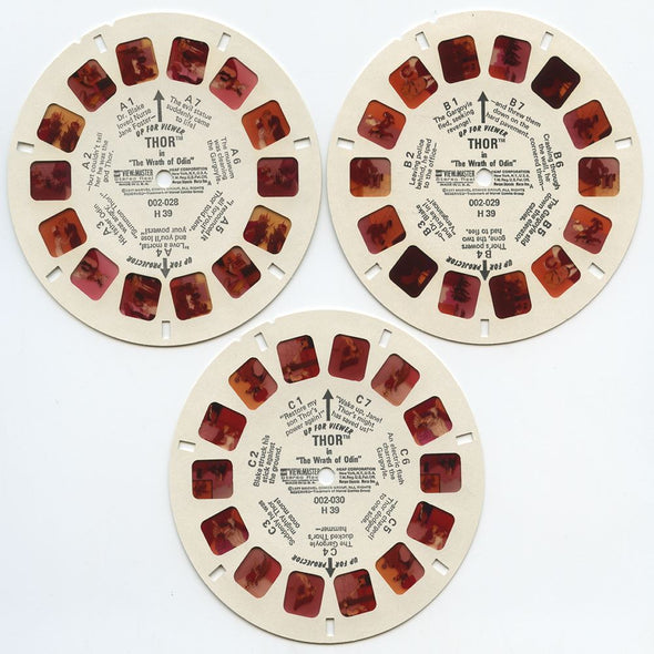 DALIA - Thor - View-Master 3 Reel Packet - 1970s - vintage - (H39-G5) Packet 3Dstereo 