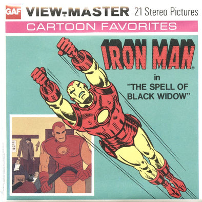4 ANDREW - Iron Man - View-Master 3 Reel Packet - 1977 - vintage - H44-G5 - Factory Sealed Packet 3Dstereo 