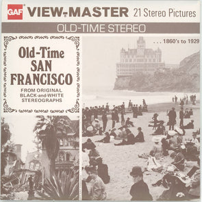 4 ANDREW - Old Time San Francisco - from 1860's to 1929 - View-Master 3 Reel Packet - 1977 - vintage - H7-G5 Packet 3dstereo 