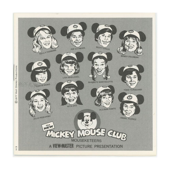 Micke Mouse Club - View-Master 3 Reel Packet - 1970's - vintage - (PKT-H9-G5 Packet 3dstereo 