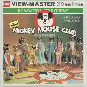Micke Mouse Club - View-Master 3 Reel Packet - 1970's - vintage - (PKT-H9-G5NK) Packet 3dstereo 