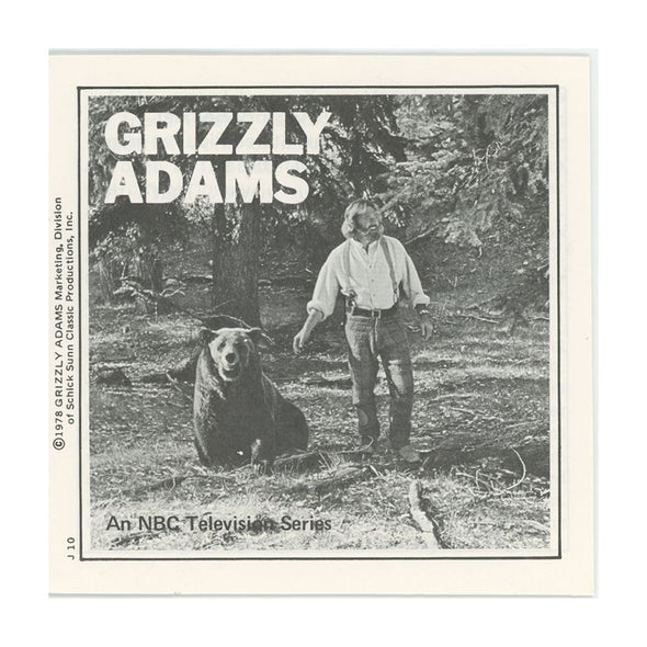 Grizzly Adams - View-Master 3 Reel Packet - 1970s - vintage - (PKT-J10-G5nk) Packet 3Dstereo 