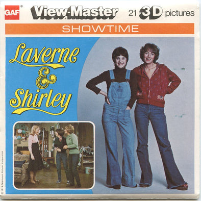 2 - ANDREW - Laverne and Shirley - View-Master 3 Reel Packet - 1970s vintage - J20 Packet 3dstereo 