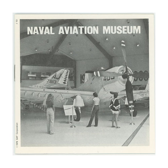 Naval Aviation Museum - View-Master Vintage - 3 Reel Packet - 1970s views - vintage(PKT-J53-G5) Packet 3Dstereo 